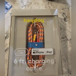 Hey Day 6ft Charging Cable For Iphone, Ipad Brand New